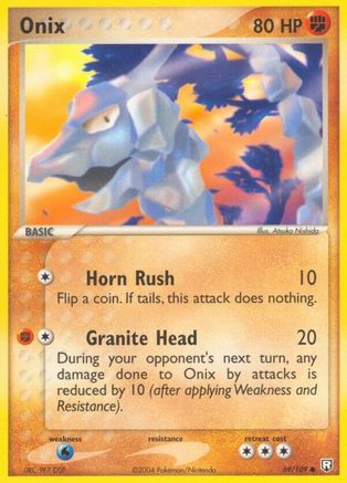 Onix - 069/109 - Team Rocket Returns Reverse Holofoil