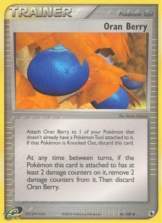 Oran Berry 085 - Ruby and Sapphire Reverse Holofoil - Uncommon