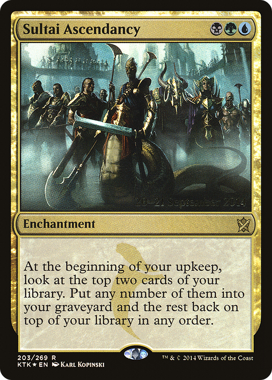 Sultai Ascendancy (PKTK-203S) - Khans of Tarkir Promos Foil