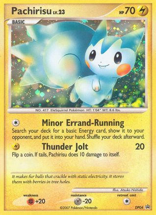 Pachirisu DP04/56 - DP Black Star Promos Holofoil