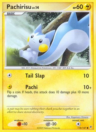 Pachirisu (118/147) - Supreme Victors Reverse Holofoil - Common
