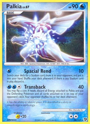 Palkia (26/106) - Great Encounters Reverse Holofoil - Rare