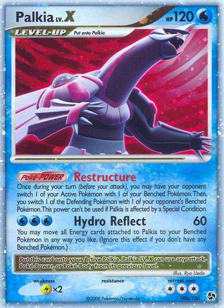 Palkia LV.X (106/106) - Great Encounters Holofoil - Ultra Rare