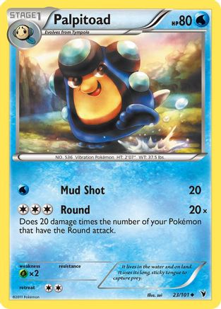 Palpitoad - 023/101 - Noble Victories Normal