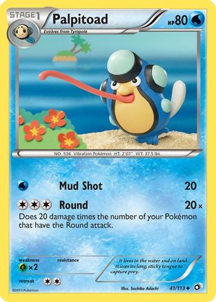 Palpitoad 041 - Legendary Treasures Reverse Holofoil - Uncommon