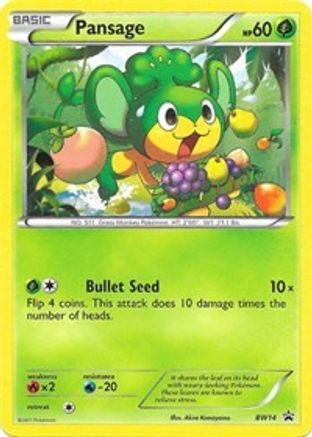 Pansage BW14 - Black and White Promos Normal - Promo