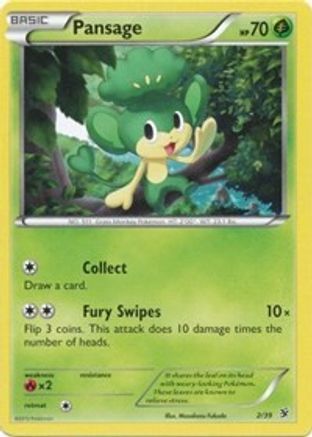 Pansage - 002/39 - Kalos Starter Set Normal
