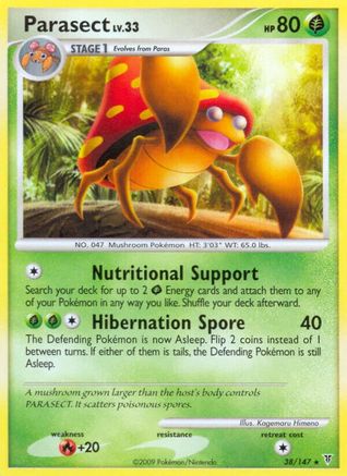 Parasect (38/147) - Supreme Victors Reverse Holofoil - Rare