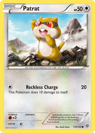 Patrat (110/135) - Plasma Storm Reverse Holofoil - Common