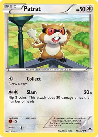 Patrat (111/135) - Plasma Storm Reverse Holofoil - Common