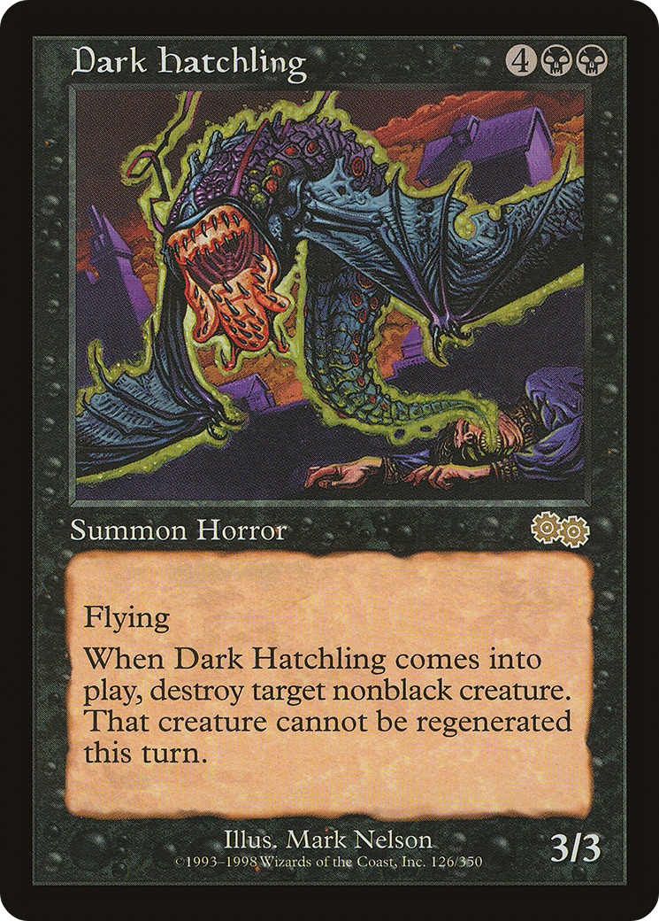 Dark Hatchling (USG-126) - Urza's Saga