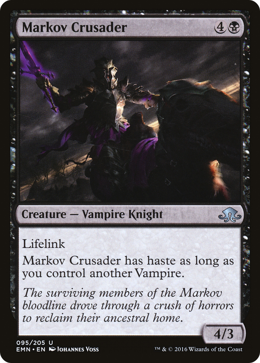 Markov Crusader (EMN-095) - Eldritch Moon Foil