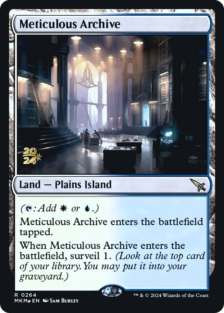 Meticulous Archive (PMKM-264S) - Murders at Karlov Manor Promos Foil