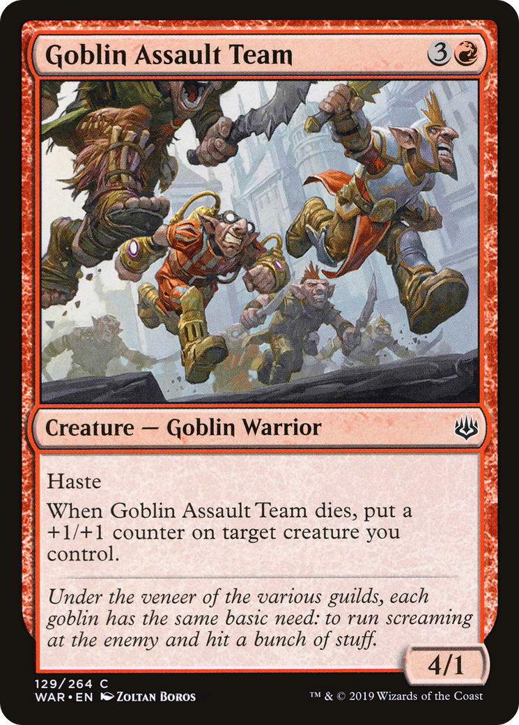 Goblin Assault Team (WAR-129) - War of the Spark