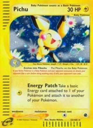 Pichu 22/165 - Expedition Base Set Reverse Holofoil