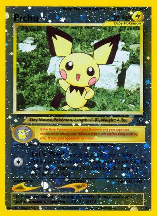 Pichu 35/53 - Wizards Black Star Promos Reverse Holofoil