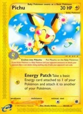 Pichu 58/165 - Expedition Base Set