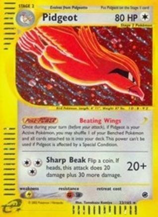 Pidgeot 23/165 - Expedition Base Set Reverse Holofoil