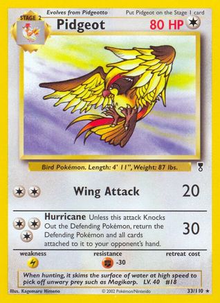 Pidgeot 33/110 - Legendary Collection Reverse Holofoil