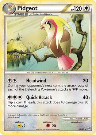 Pidgeot 30/95 - Call of Legends Reverse Holofoil