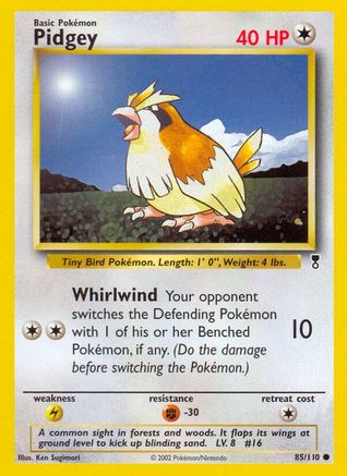 Pidgey 085/110 - Legendary Collection Reverse Holofoil - Common