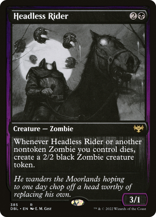 Headless Rider (DBL-385) - Innistrad: Double Feature Foil