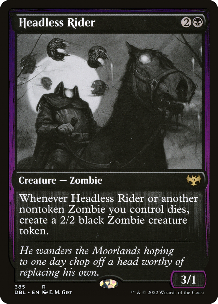 Headless Rider  (DBL-385) - Innistrad: Double Feature