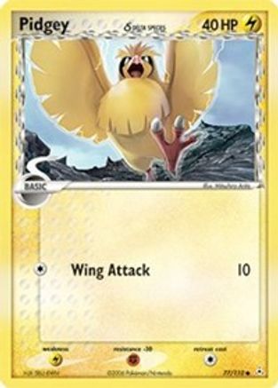 Pidgey δ 77/110 - Holon Phantoms Reverse Holofoil