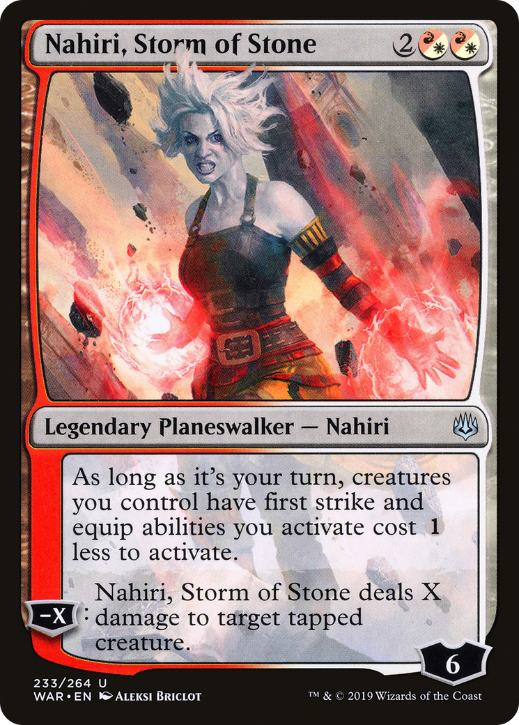 Nahiri, Storm of Stone (WAR-233) - War of the Spark