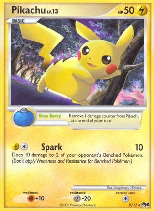 Pikachu 9/17 - POP Series 6 Holofoil