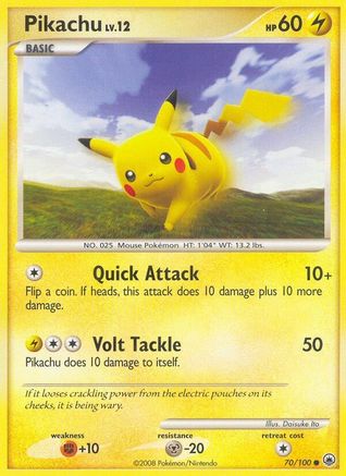 Pikachu 70/100 - Majestic Dawn