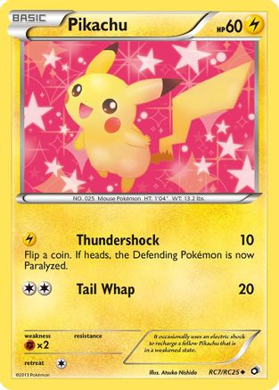 Pikachu RC7/113 - Legendary Treasures Holofoil