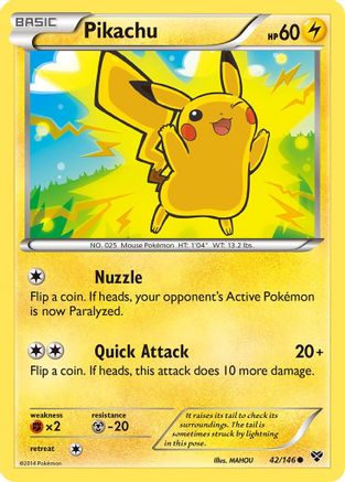 Pikachu 42/146 - XY Reverse Holofoil