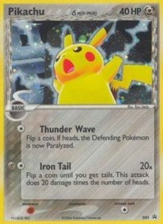 Pikachu δ 35/40 - Nintendo Black Star Promos