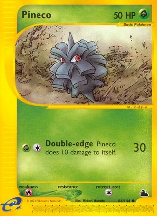 Pineco (86) 086 - Skyridge Normal - Common