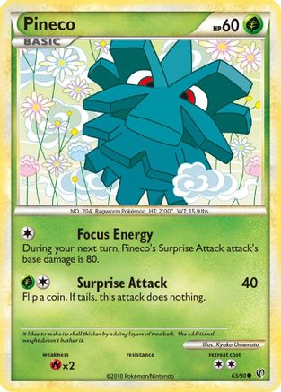 Pineco (63)  - Undaunted Reverse Holofoil