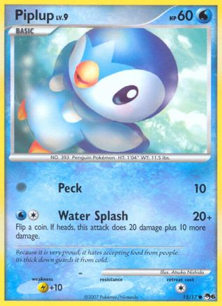 Piplup 15/17 - POP Series 6 Holofoil