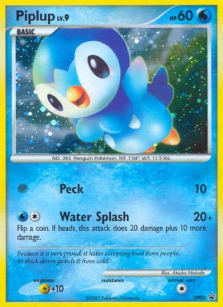 Piplup DP03/56 - DP Black Star Promos Holofoil