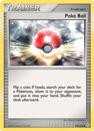 Poke Ball - 110/130 - Diamond and Pearl Reverse Holofoil