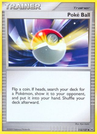 Poke Ball 113 - Platinum Reverse Holofoil - Uncommon