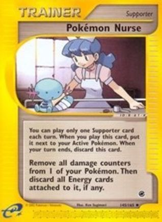 Pokémon Nurse 145/165 - Expedition Base Set