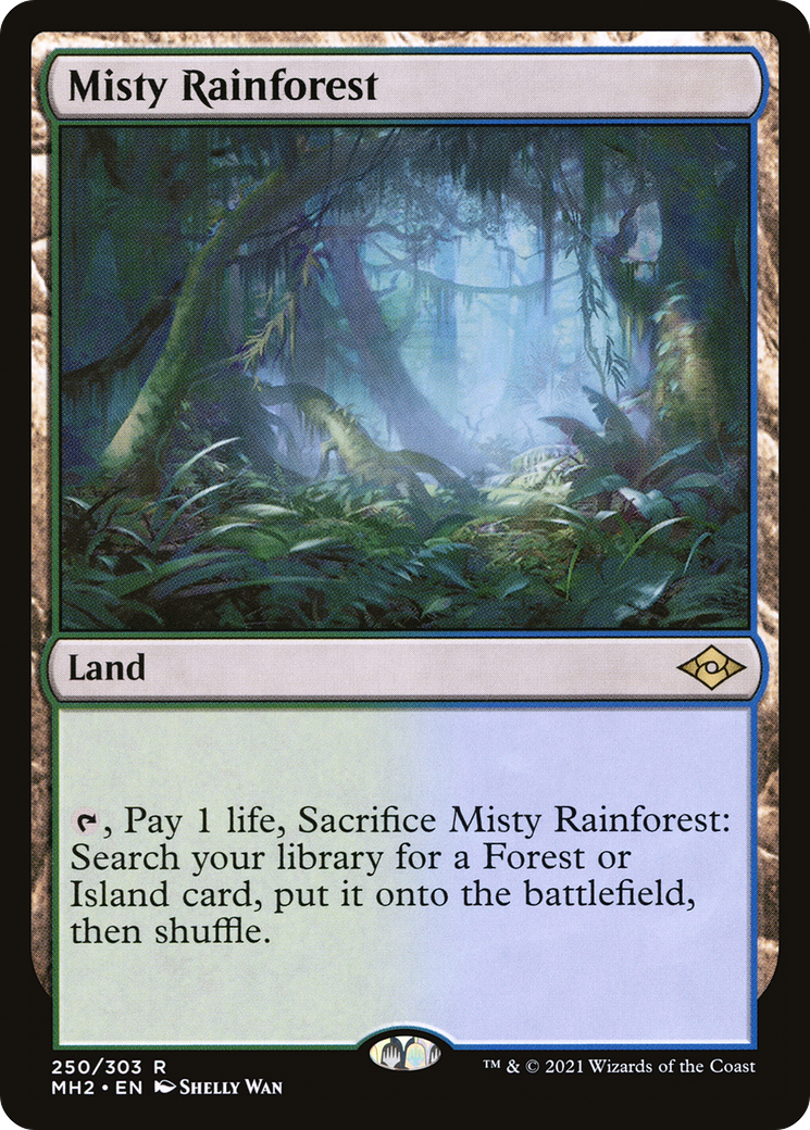 Misty Rainforest (MH2-250) - Modern Horizons 2 Foil