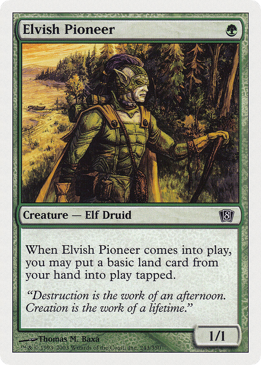 Elvish Pioneer (8ED-243) - Eighth Edition