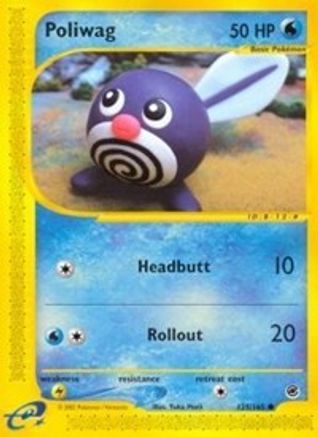 Poliwag 125/165 - Expedition Base Set Reverse Holofoil