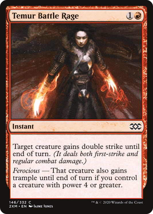 Temur Battle Rage (2XM-146) - Double Masters Foil