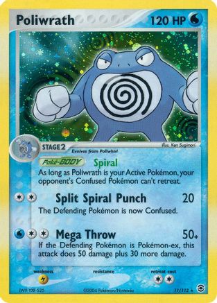 Poliwrath 11/112 - FireRed & LeafGreen Holofoil