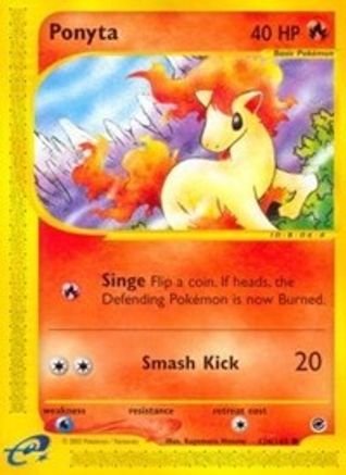 Ponyta 126/165 - Expedition Base Set Reverse Holofoil