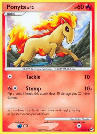 Ponyta 72/99 - Arceus