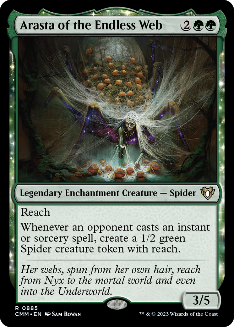 Arasta of the Endless Web (CMM-885) - Commander Masters