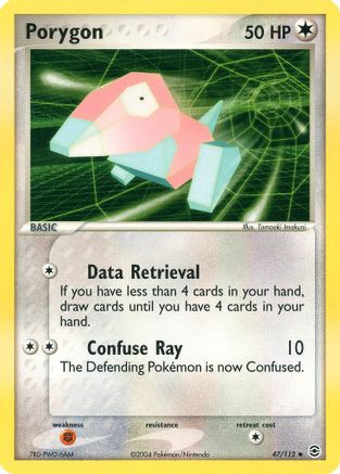 Porygon 47/112 - FireRed & LeafGreen Reverse Holofoil